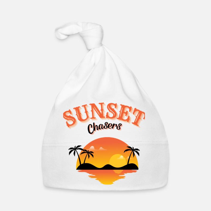 Sunset Chasers Tropische Abendstimmung Baby Bio-Mütze