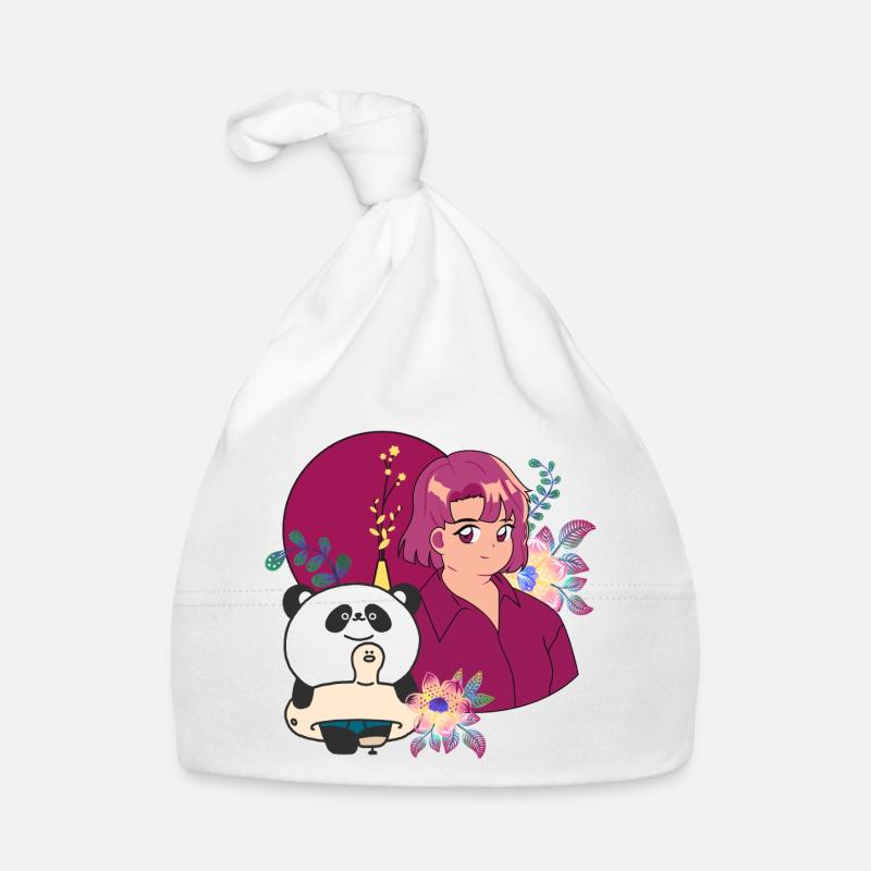 Kawaii Panda & Prothèse d’été Bonnet bio Bébé
