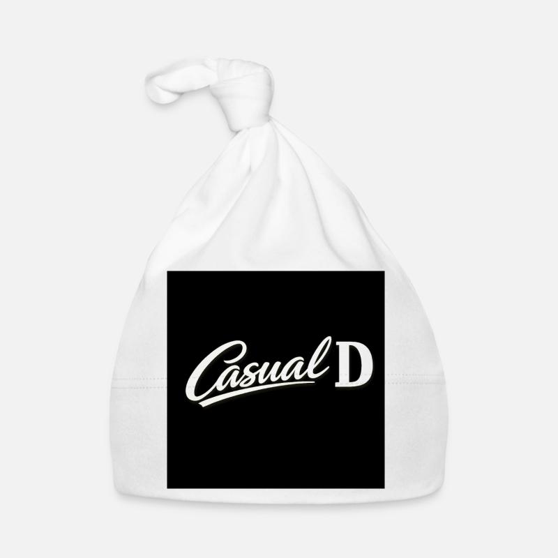 Casual D Vintage Script Organic Baby Cap