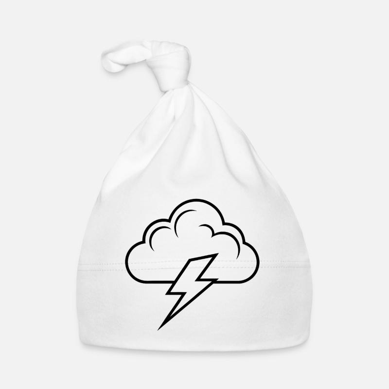 Nuage et Éclair Bonnet bio Bébé