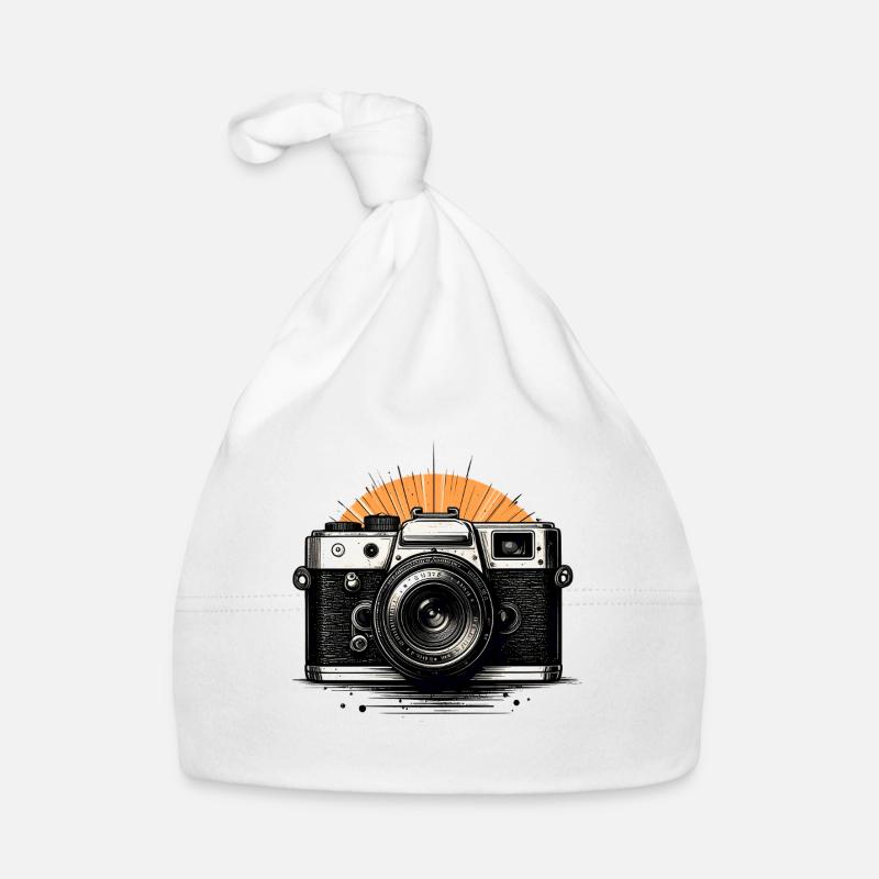 Caméra rétro Sunburst Bonnet bio Bébé