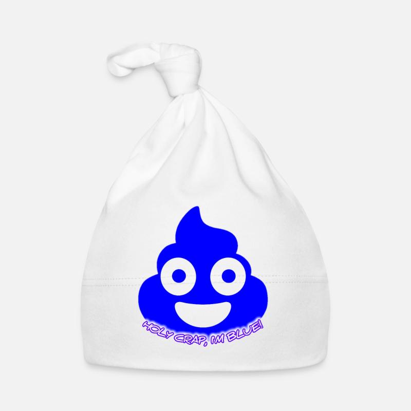 Éclat bleu des crottes Bonnet bio Bébé