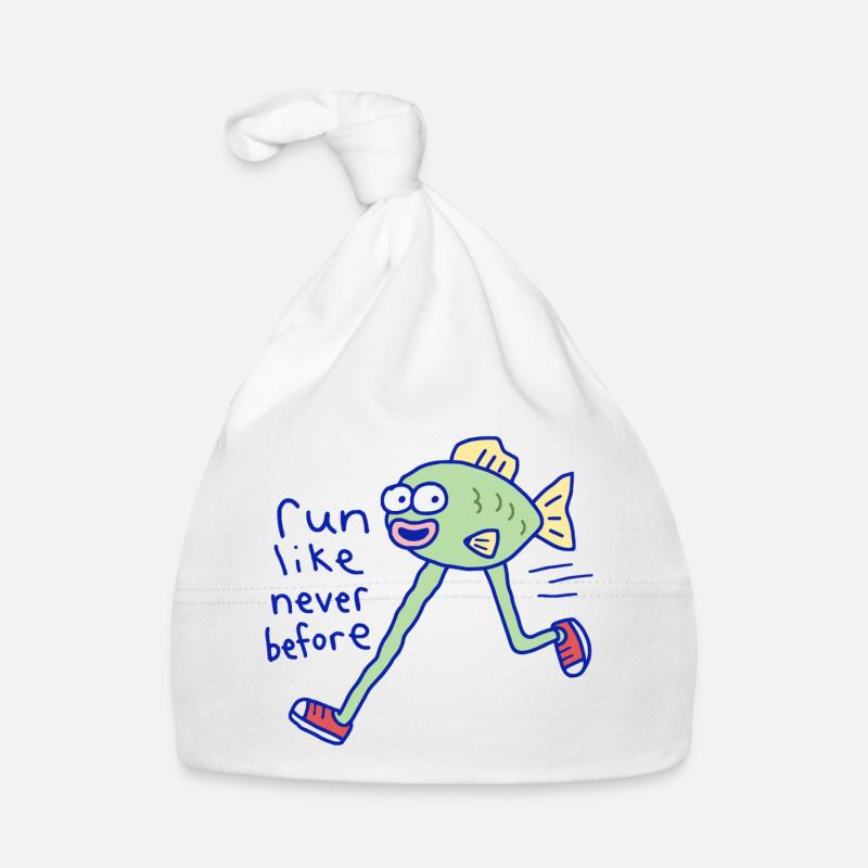 Run Like Never Before Organic Baby Cap