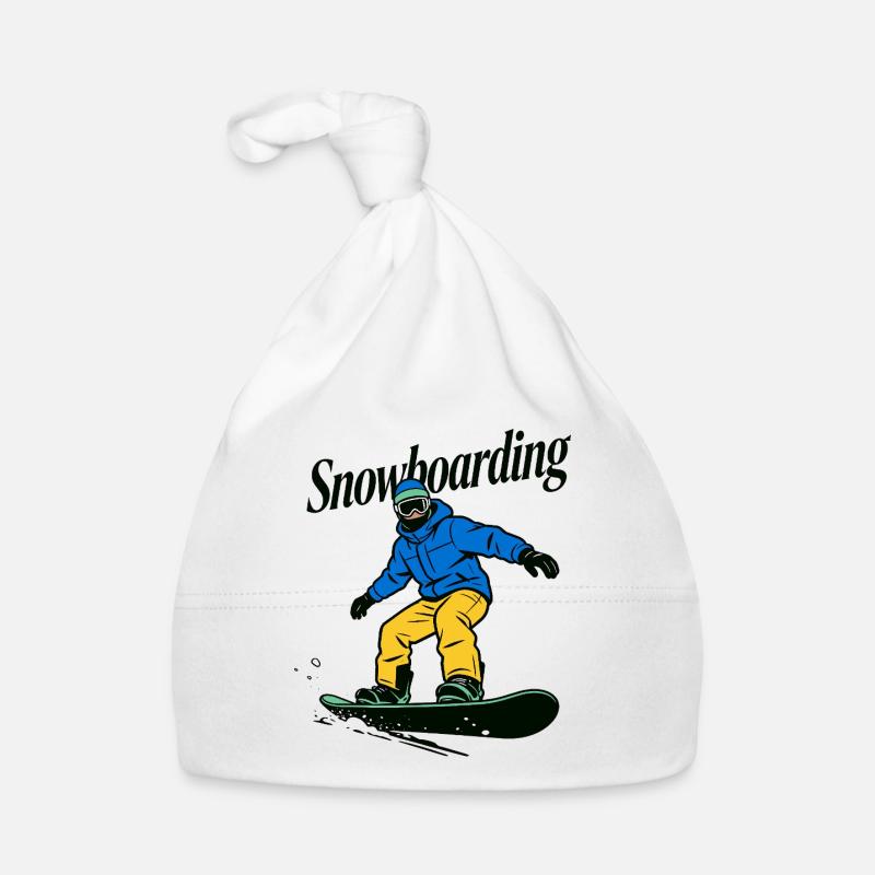 snowboarder Organic Baby Cap