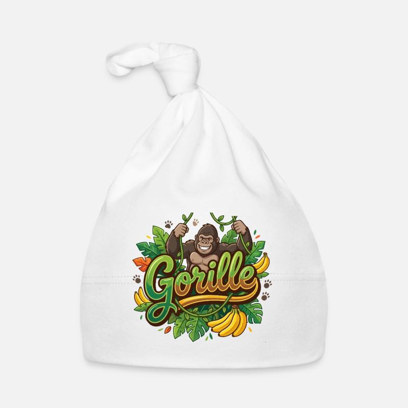 Gorilla Baby Bio-Mütze