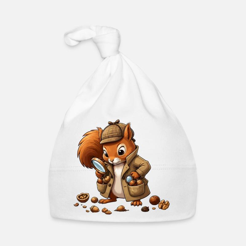 Detektiv Eichhörnchen Mantel Baby Bio-Mütze