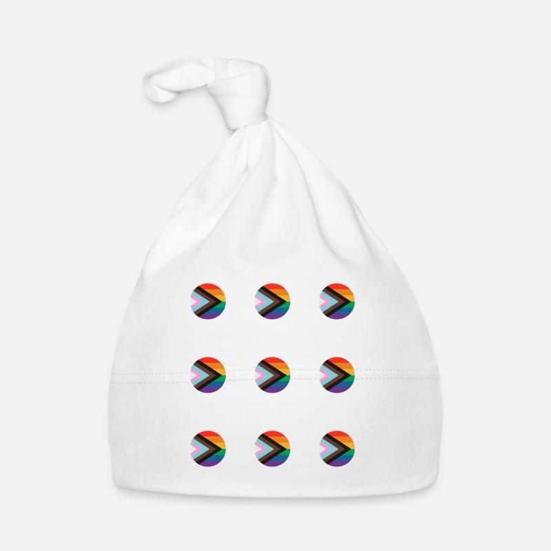 Pride-Pfeil-Mosaik Baby Bio-Mütze