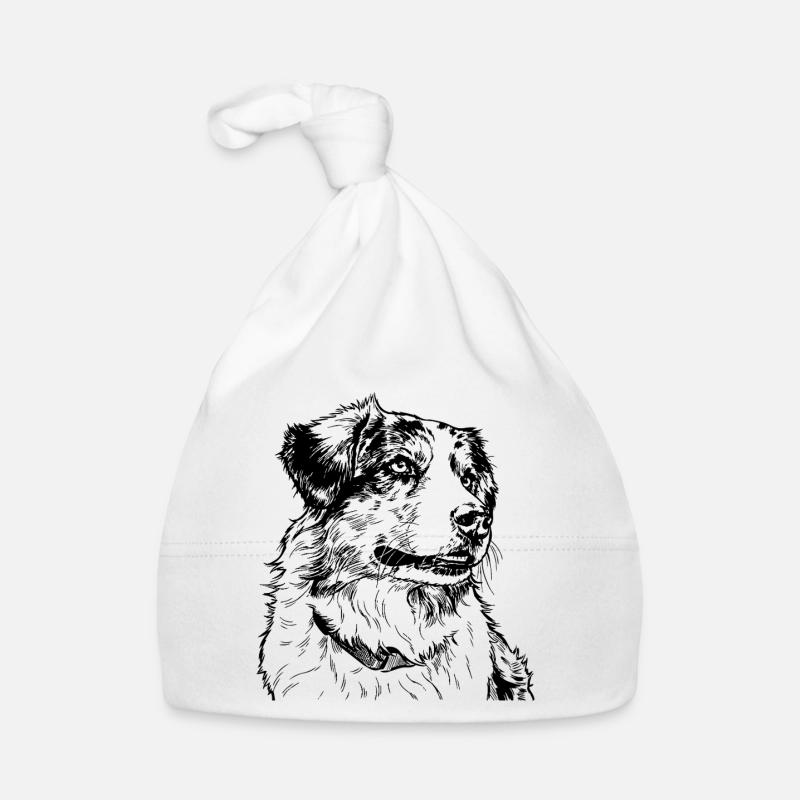 Australian Shepherd Baby Bio-Mütze