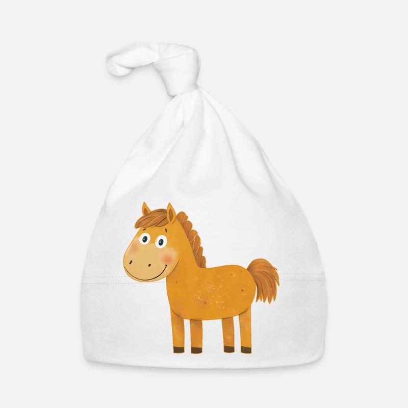 Pferd Baby Bio-Mütze