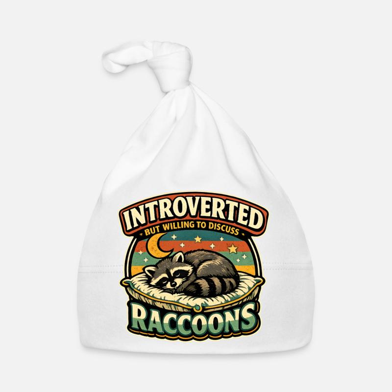 Raton laveur introverti discutable Bonnet bio Bébé