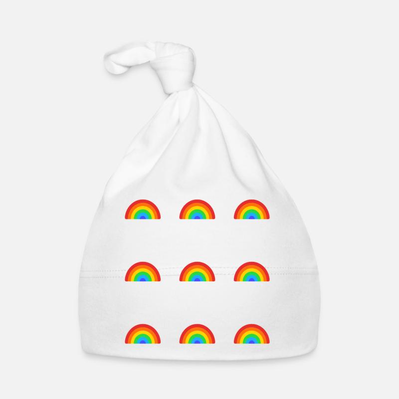 Rainbow Pattern - Happy Pride Organic Baby Cap