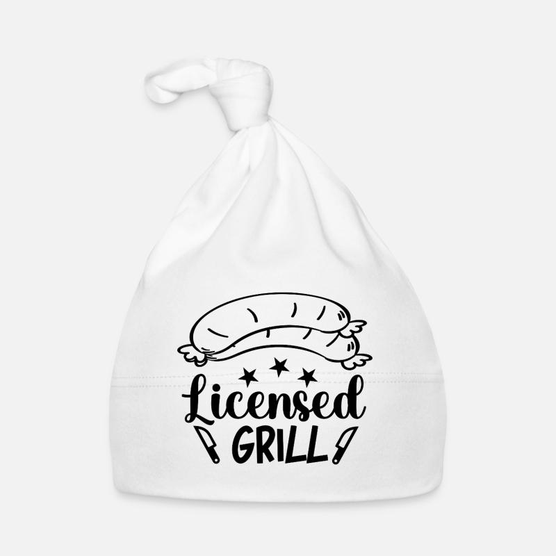 Licensed Grill Calligraphy Organic Baby Cap