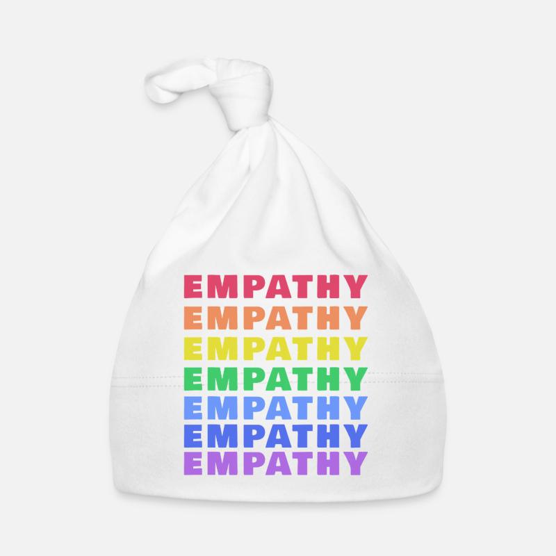 Empathy in rainbow style Organic Baby Cap