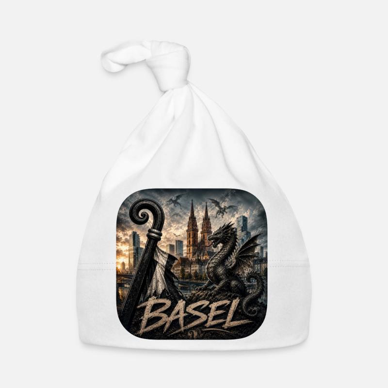 Basel Drachen-Szene Baby Bio-Mütze