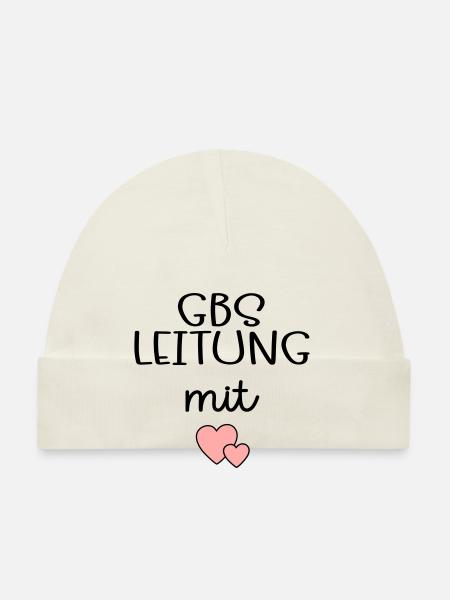Bildung Betreuung Leitung - Baby Bio-Mütze - Weiß - Vorne