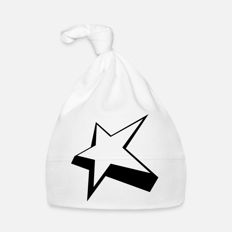 Stilvoller Stern Baby Bio-Mütze