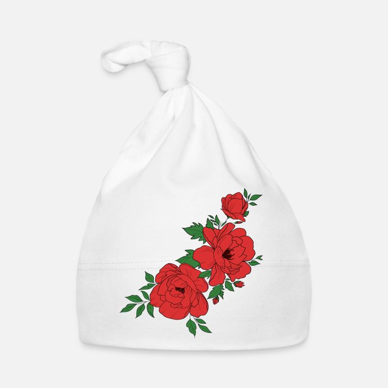 roses Organic Baby Cap