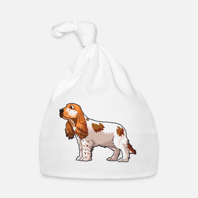 Cocker Spaniel Dog Organic Baby Cap