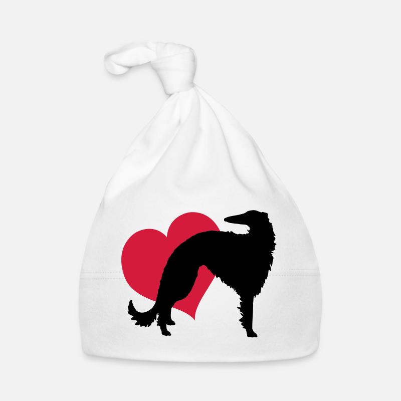 Barzoï mon amour Bonnet bio Bébé