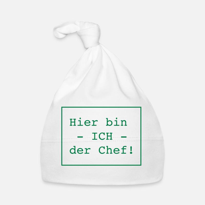 Hier bin ICH der Chef! Baby Bio-Mütze