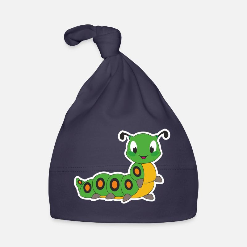 Caterpillar Organic Baby Cap