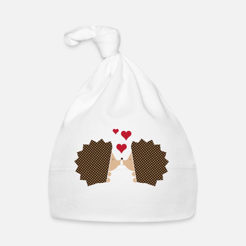 Hedgehog and love Organic Baby Cap