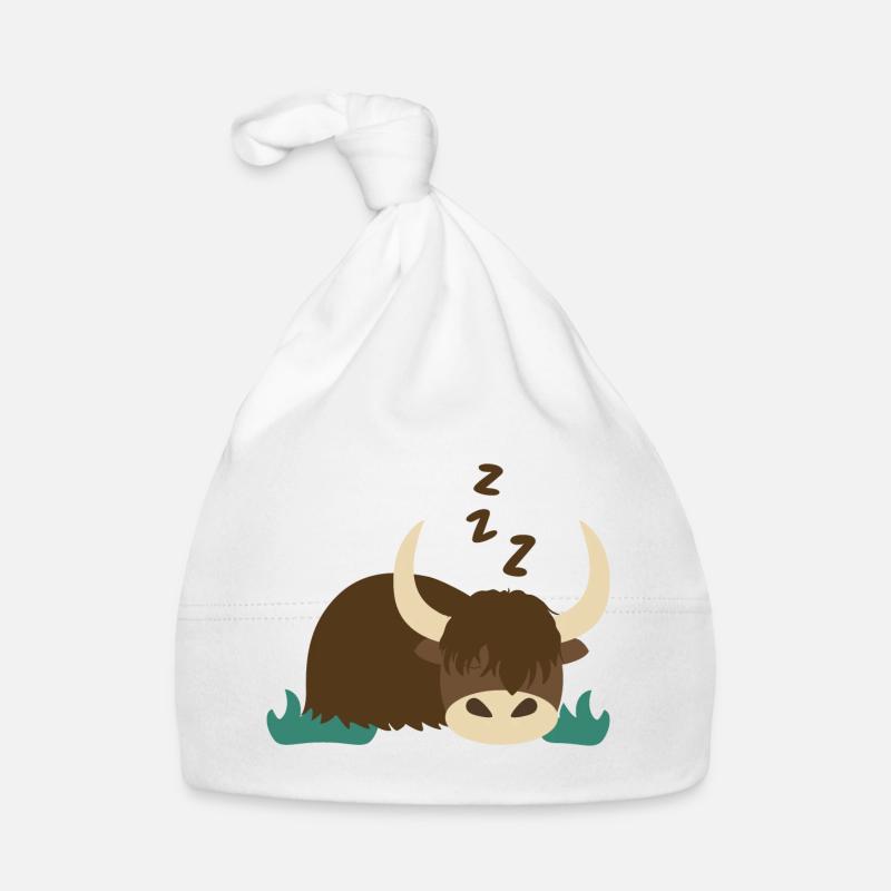 Sleeping Yak Organic Baby Cap