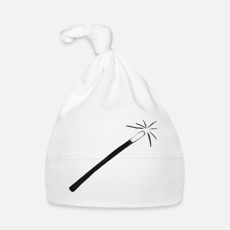magician's magic wand Organic Baby Cap