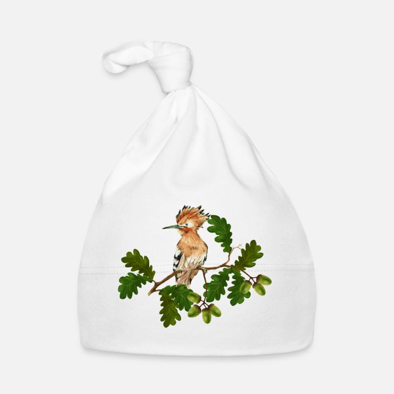 Oiseau coloré Bonnet bio Bébé