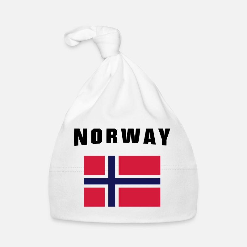 Norway Flag Organic Baby Cap