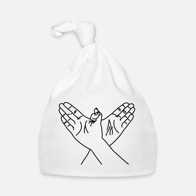 Liberté des gestes de la main Bonnet bio Bébé