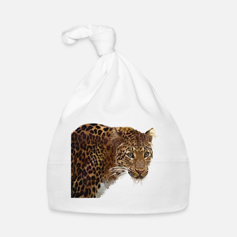 Léopard Bonnet bio Bébé