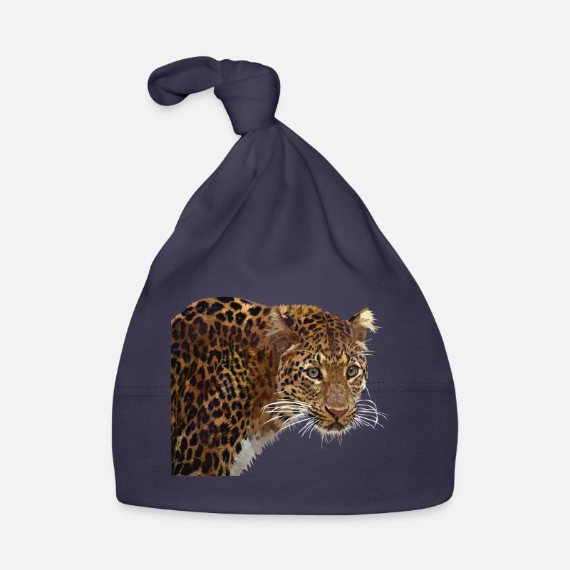 Leopard Baby Bio-Mütze