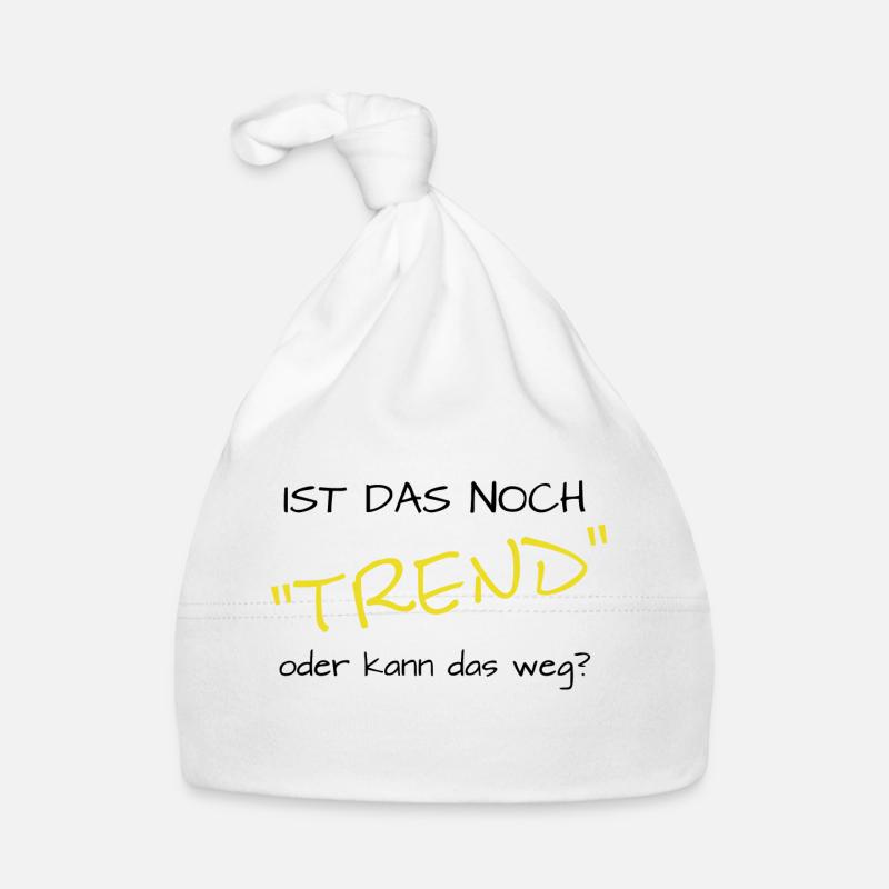 ist das noch trend oder kann das weg? Baby Bio-Mütze