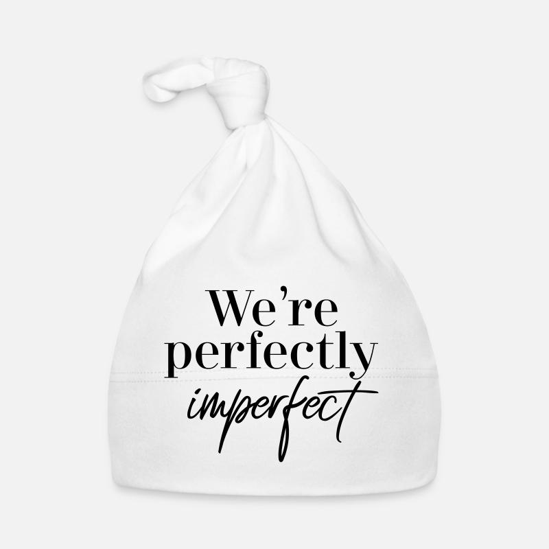 Nous sommes parfaitement imparfaits Bonnet bio Bébé