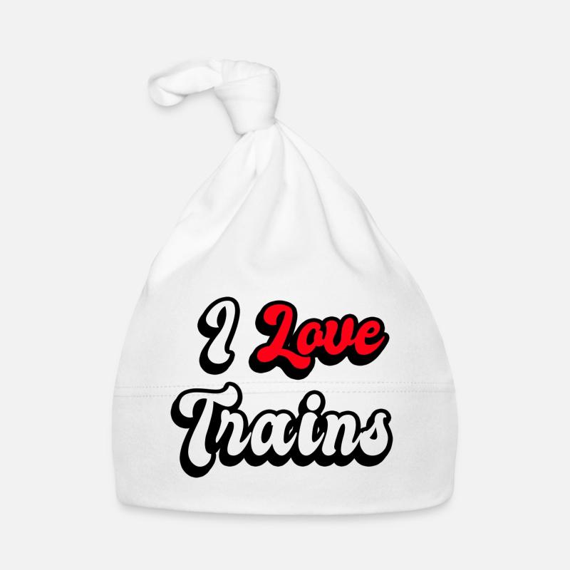 J'adore les trains Bonnet bio Bébé