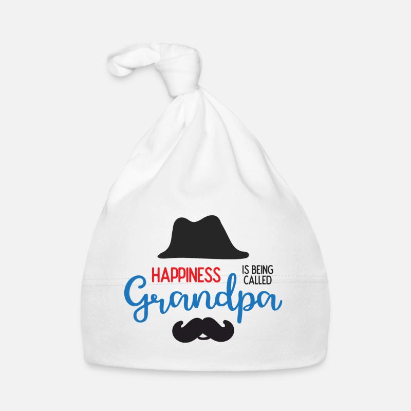Happines wird Opa genannt Baby Bio-Mütze