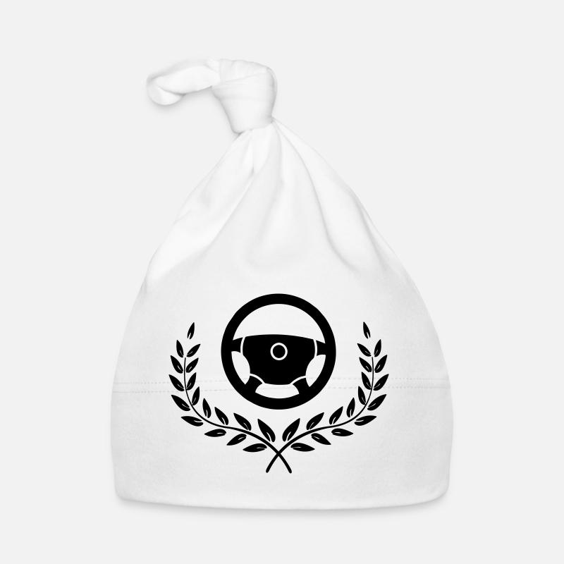 Volante auto in corona d'alloro Cappellino ecologico per neonato