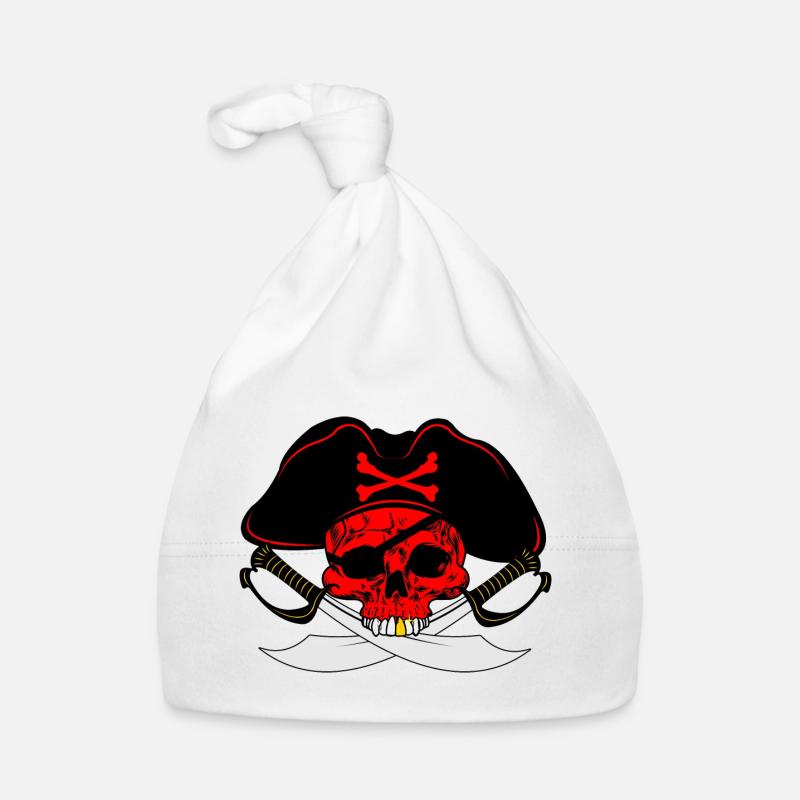 Pirate rouge Bonnet bio Bébé