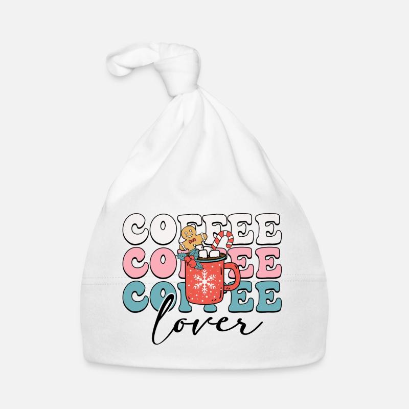 Coffee Lover Organic Baby Cap