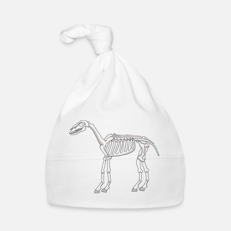 Un squelette de cheval Bonnet bio Bébé