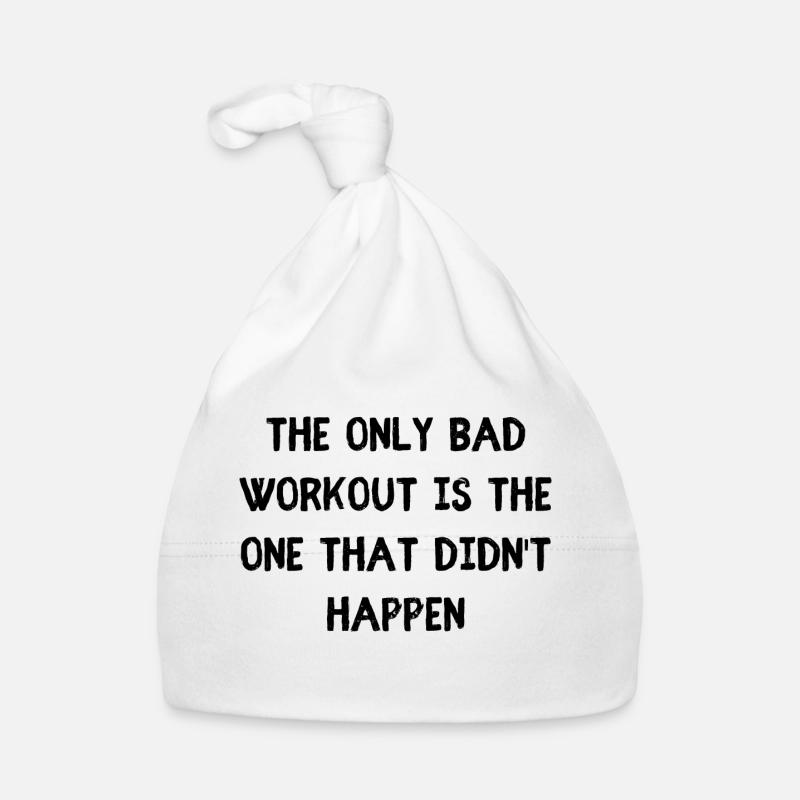 Poor training - Organic Baby Cap - white
