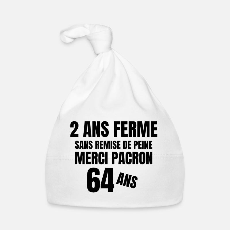 réforme des retraites, merci patron, Macron Bonnet bio Bébé