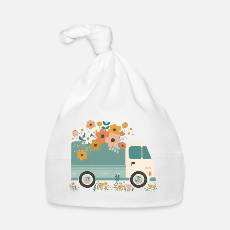 Ramasser une fleur 3 Bonnet bio Bébé