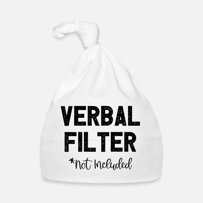 Verbal Filter Not Included I Fun Lustiges Baby Bio-Mütze