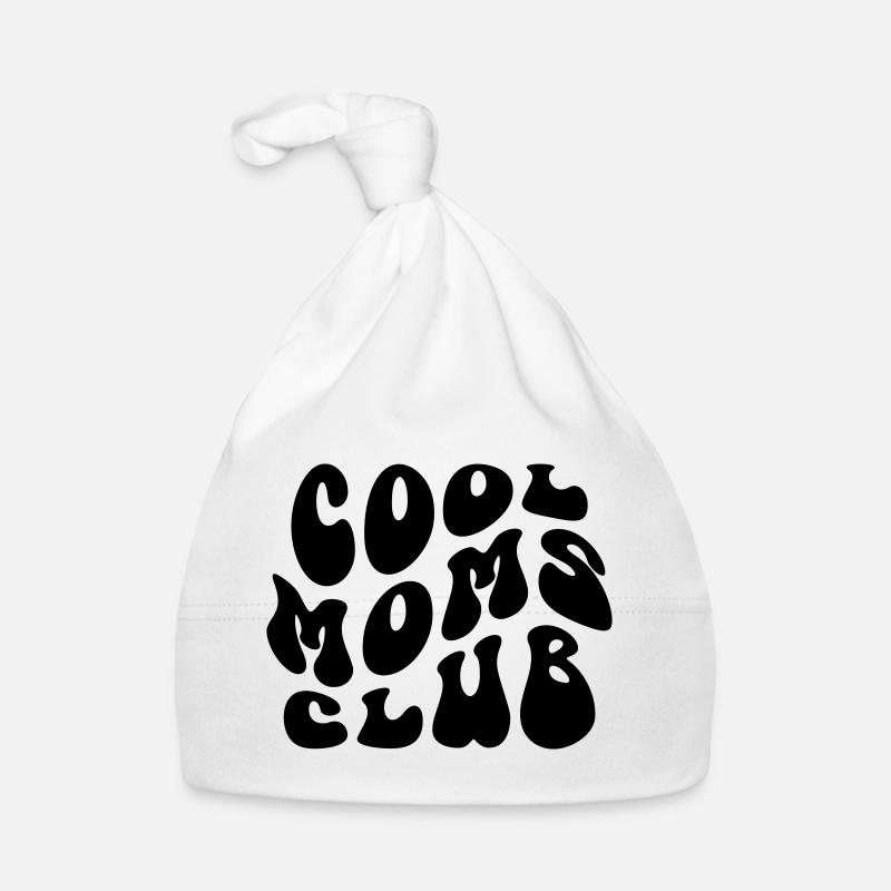 Cool Moms Club Mutter Mom Muttertag Mama Baby Bio-Mütze