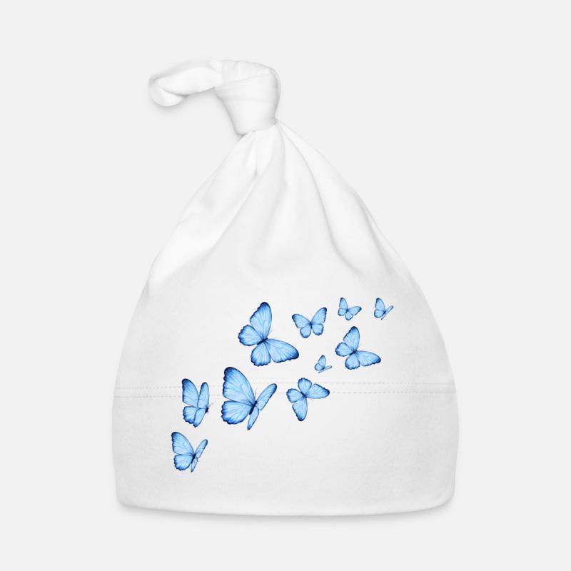 Schmetterlinge Baby Bio-Mütze