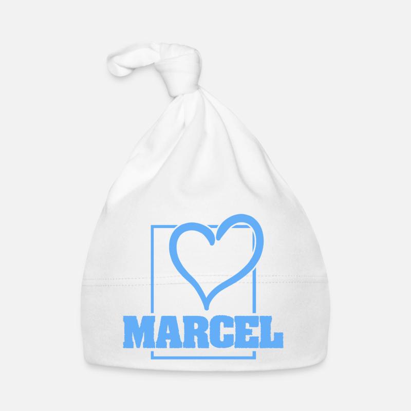 Marcel as Bachelor Organic Baby Cap