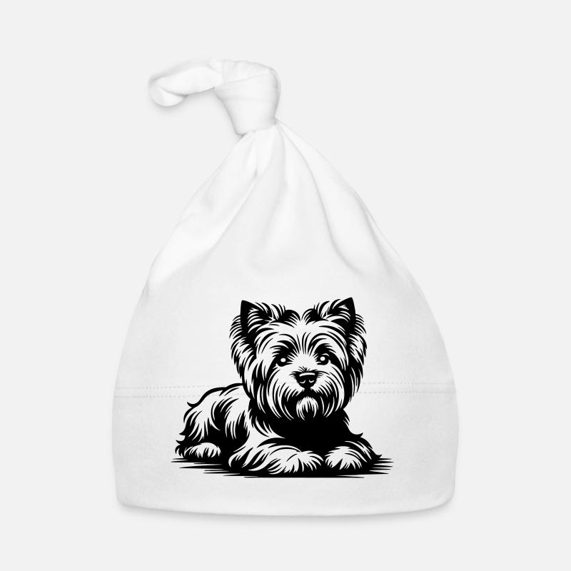 West Highland Terrier Baby Bio-Mütze