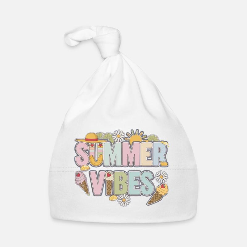 Boho Summer Vibes Organic Baby Cap